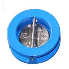 Cast Iron Air  DN80 Pn16 Wafer Butterfly Type Swing Dual Plate Spring Tilting Disc Non Reture Check Valve